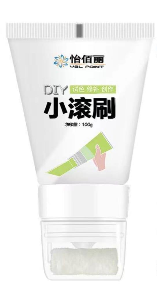 צבע לבן לתיקון צבע בבית במשרד ובכל מקום שנדרש 100 גרם רולר ידני לעשה זאת בעצמיך DIY קמפינג לייף