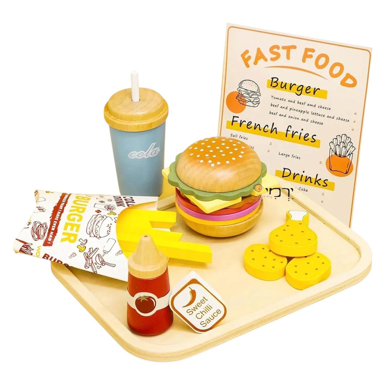 ארוחת צהריים מעץ איכותי