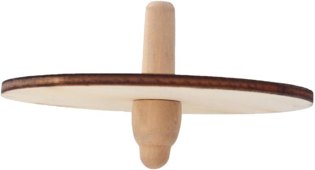 סביבון עץ שטוח ליצירה סביבון עץ שטוח ליצירה