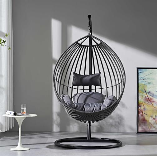 ערסל לגינה ולמרפסת דגם מיאמי צבע אפור ערסל לגינה ולמרפסת דגם מיאמי צבע אפור