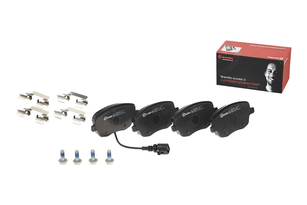 סט רפידות בלם קדמי סקודה דגמי רומסטר ופאביה מבית Brembo