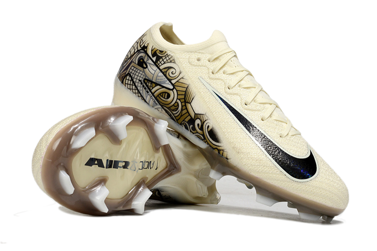 נעלי כדורגל Nike Air Zoom Mercurial Elite FG שחור בז'