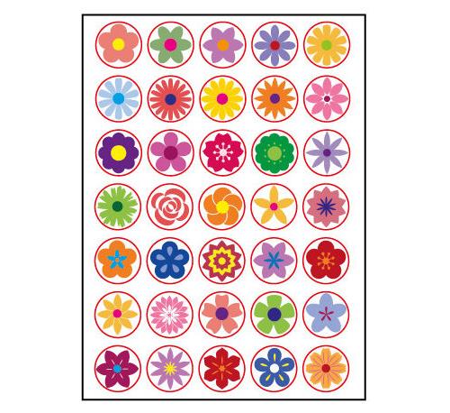 מדבקות פרחים מגוון סוגים