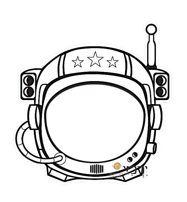 מסכת אסטרונאוט לצביעה - 36 יח'