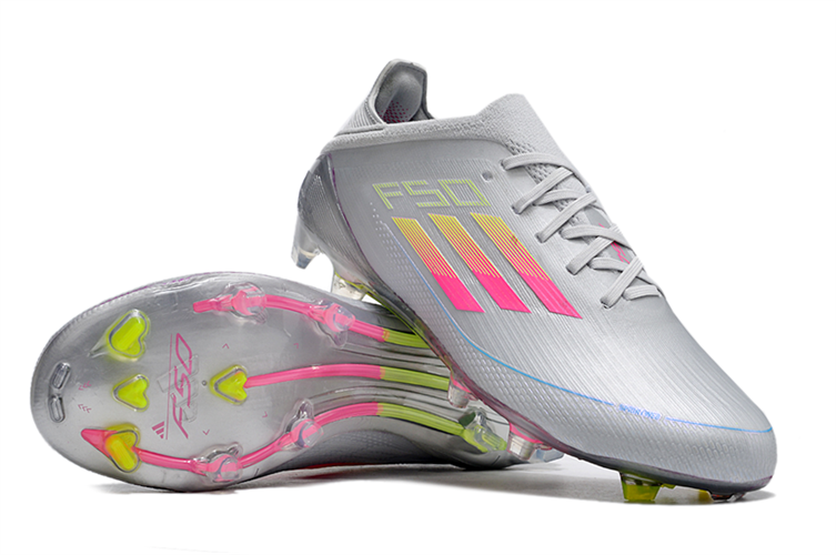 נעלי כדורגל אדידס Adidas F50 Elite II אפור ורוד