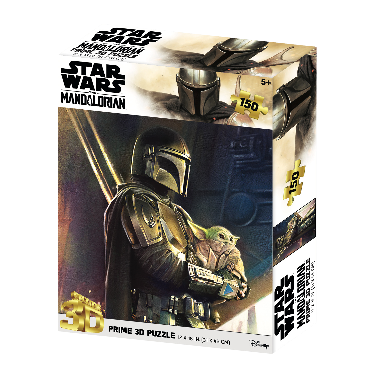 פאזל תלת מימד המנדלוריאן פוסטר 150 חלקים מבית Prime 3D