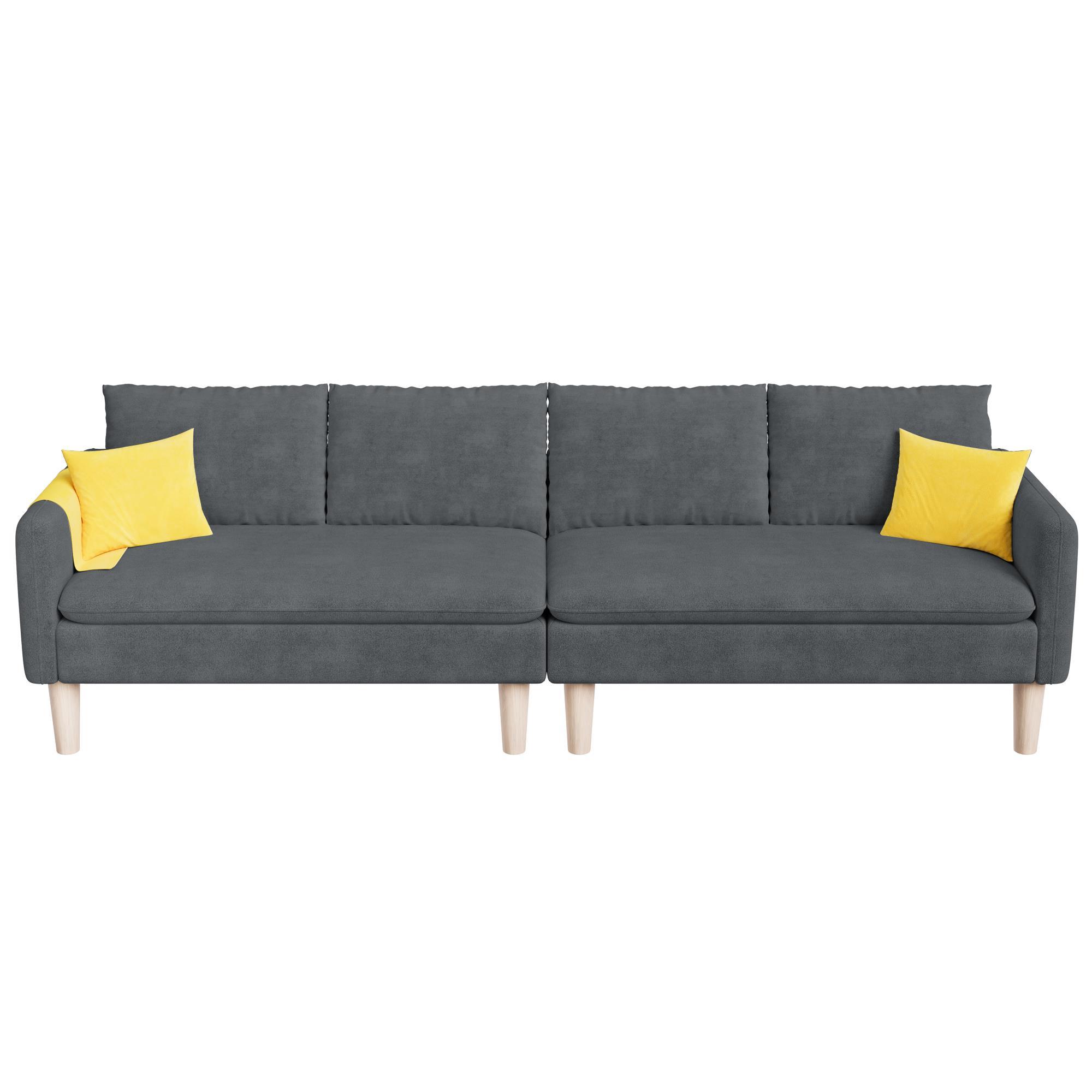 ספה תלת מושבית לבית דגם לייזי צבע אפור ספה תלת מושבית לבית דגם לייזי צבע אפור