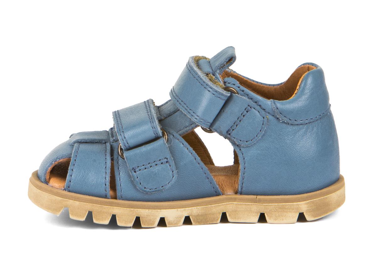 סנדלי עור פרודו וולקרו כפול FRODDO G3150213 DENIM