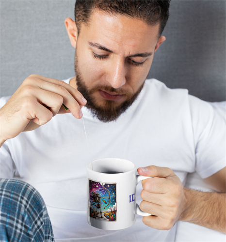 ספל מזל קשת בעיצוב גולגולת ואפשרות לשם אישי