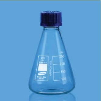ארלנמייר עם פקק הברגה - ERLENMEYERS WITH SCREW CAP