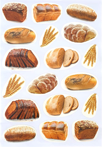 מדבקות מוצרי לחם ומאפים