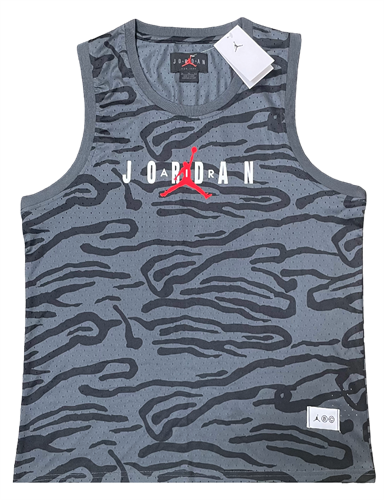 גופיית אייר ג'ורדן Air Jordan אפור שחור