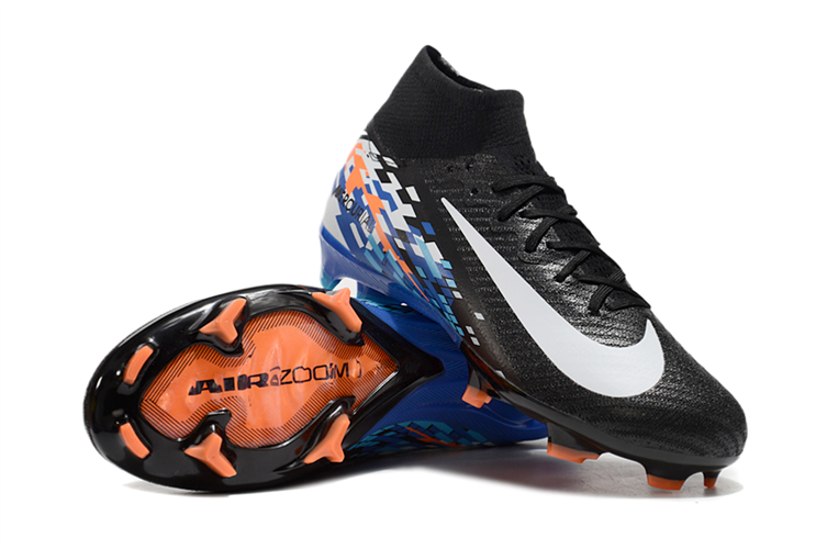 נעלי כדורגל Nike Air Zoom Mercurial Elite FG שחור כתום