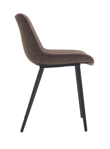 כסא לפינת אוכל דגם רון דמוי עור חום כסא לפינת אוכל דגם רון דמוי עור חום