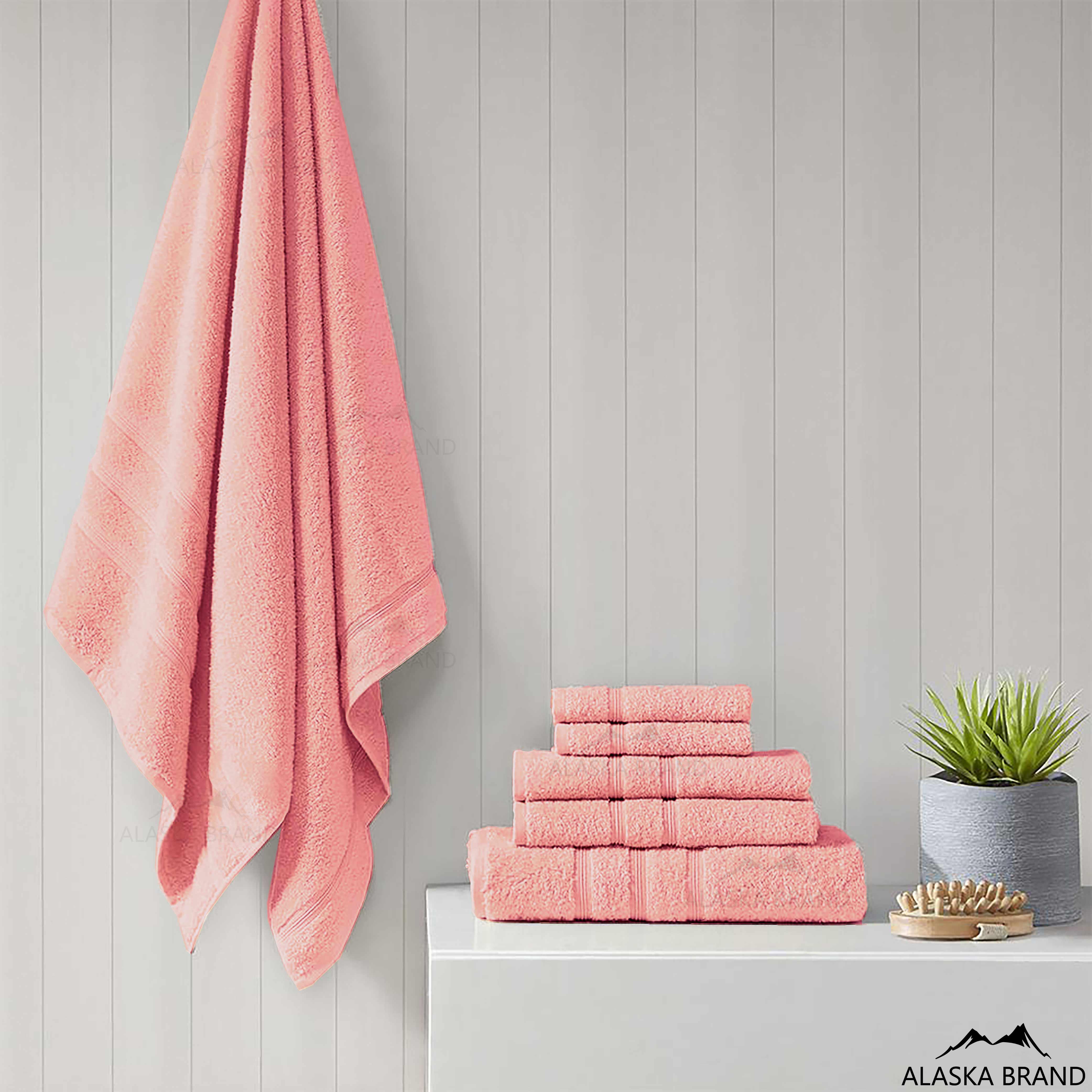 מגבות עבות דגם פרימיום - Premium *כושר ספיגה גבוה* | ורוד פיטצ'