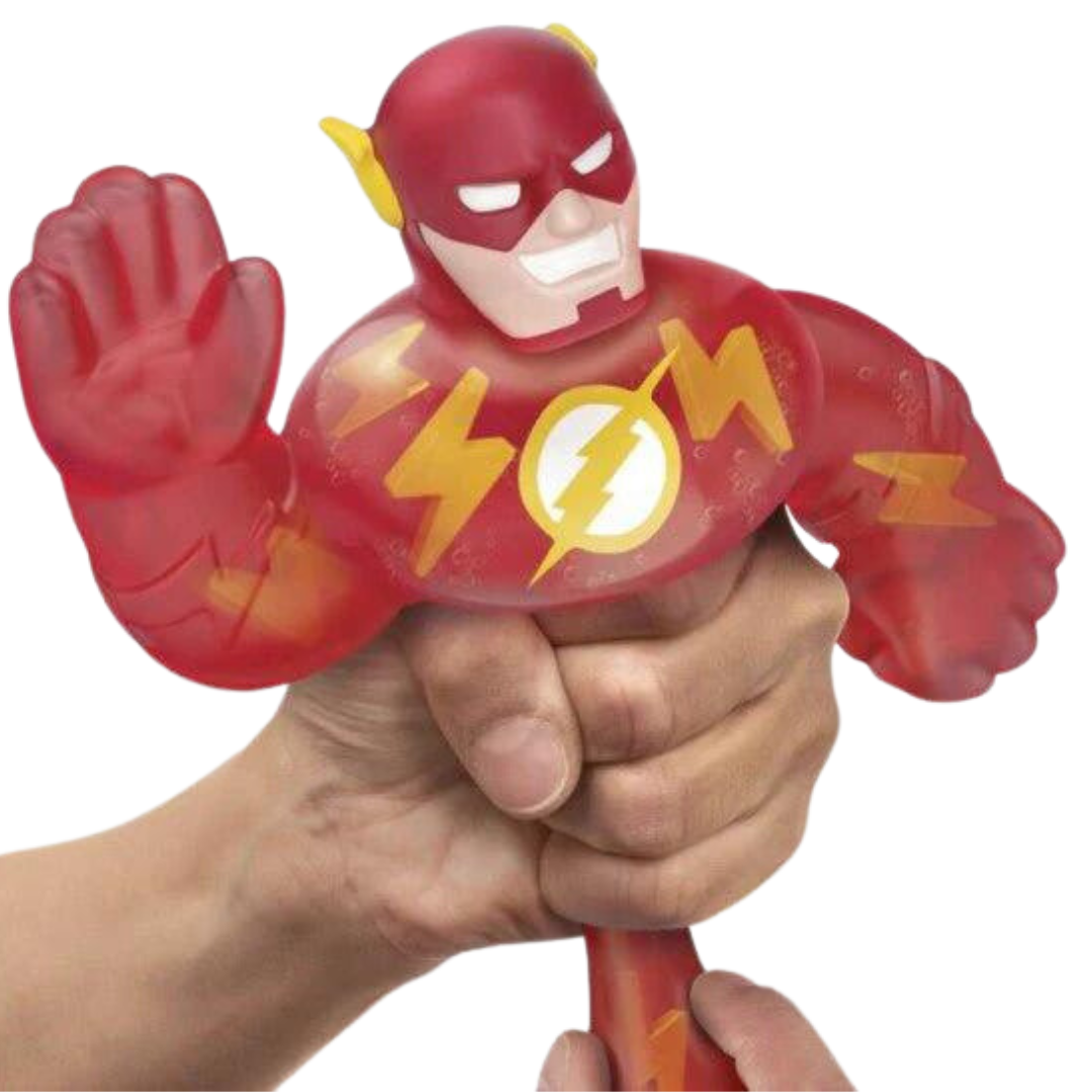 גו ג'יט זו X דיסי DC - בובה נמתחת - סטרץ' גיבורי על פלאש - Goo Jit Zu