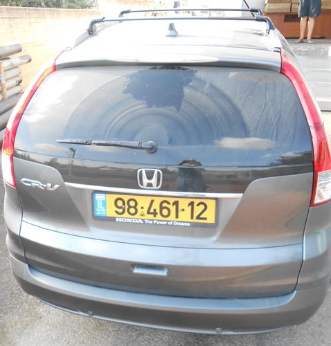 גגון הונדה CRV HONDA מודל 2012 ומעלה פסי רוחב לחיבור ישיר על פסי אורך מקוריים על הגג קמפינג לייף