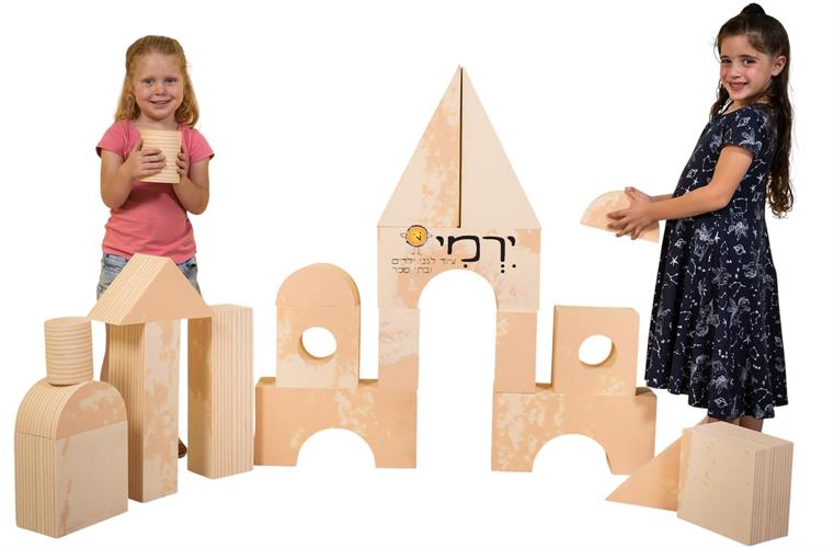 קוביות סול ענקיות דמוי עץ - מארז