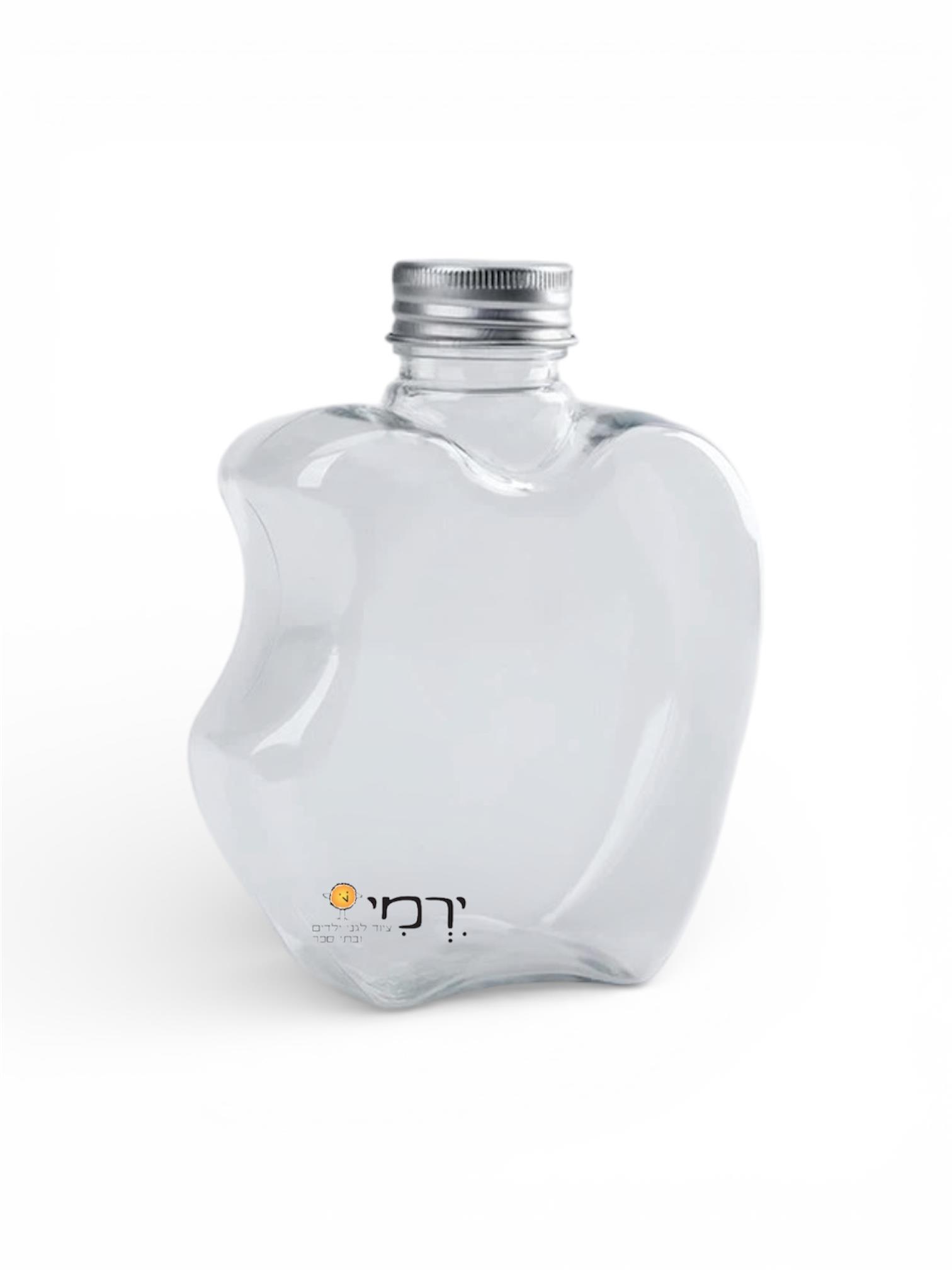 בקבוק פלסטיק תפוח שקוף מארז