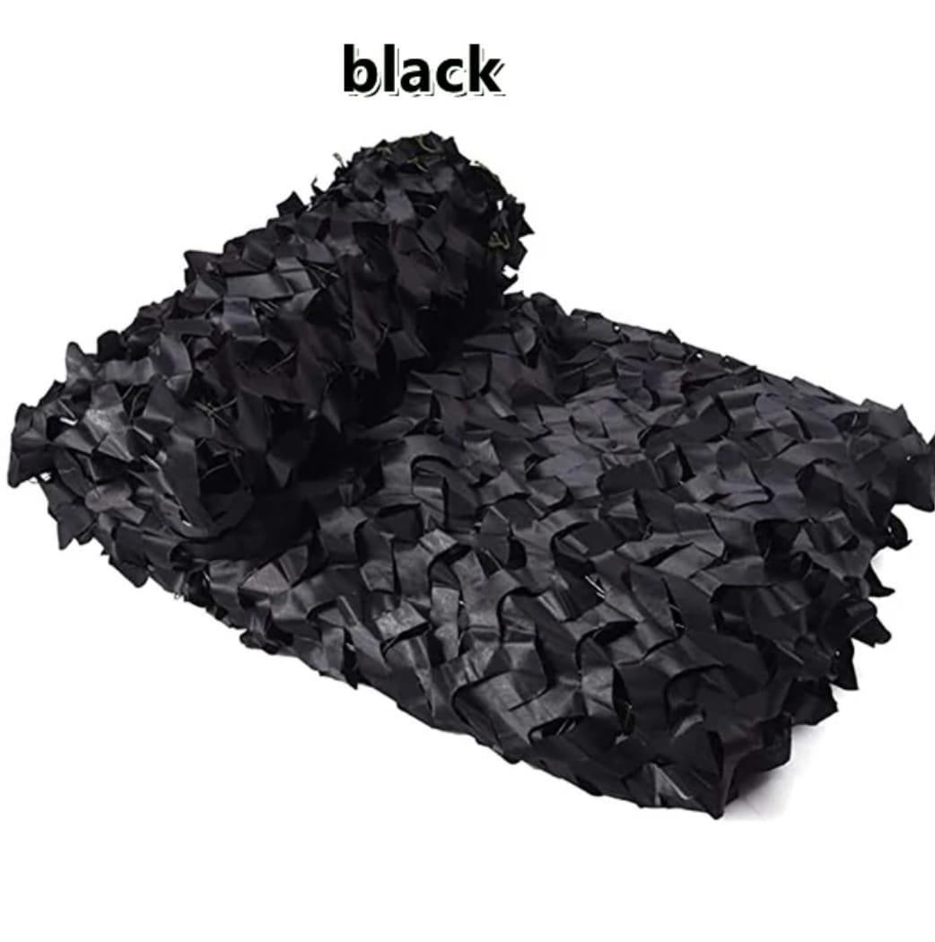 רשת הסוואה צבע שחור 3 על 3 מטר קמפינג לייף