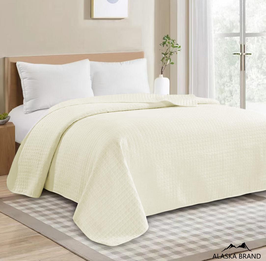 שמיכת קיץ דגם מירל Miral - קרם