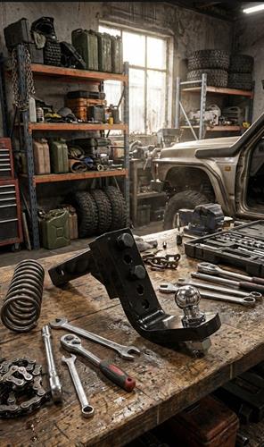 וו גרירה מונמך עד 3.5 טון לשברולט פורד דוד'ג 50 ממ תפוח גרירה 50 MM כולל פין קמפינג לייף