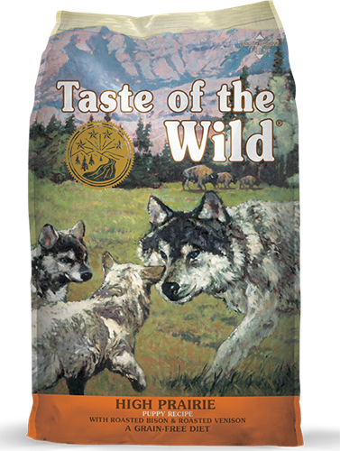 מזון יבש לכלבים גורים בטעם ביזון וצבי 12.2 ק"ג Taste Of The Wild