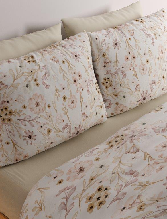 סט מצעים יחיד 100% כותנה דגם - סלין סט מצעים יחיד 100% כותנה דגם - סלין