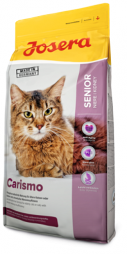 ג'וסרה קריסמו 10 ק"ג לחתולים מבוגרים סניור ולתמיכה בתיפקודי כלייה Josera Carismo