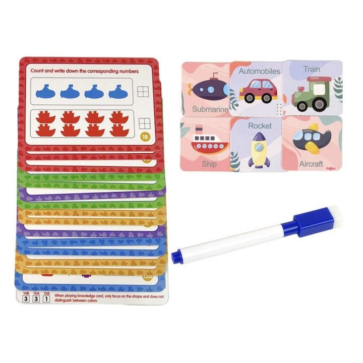 משחק מיון כלי תחבורה + דפי תרגול חשבון