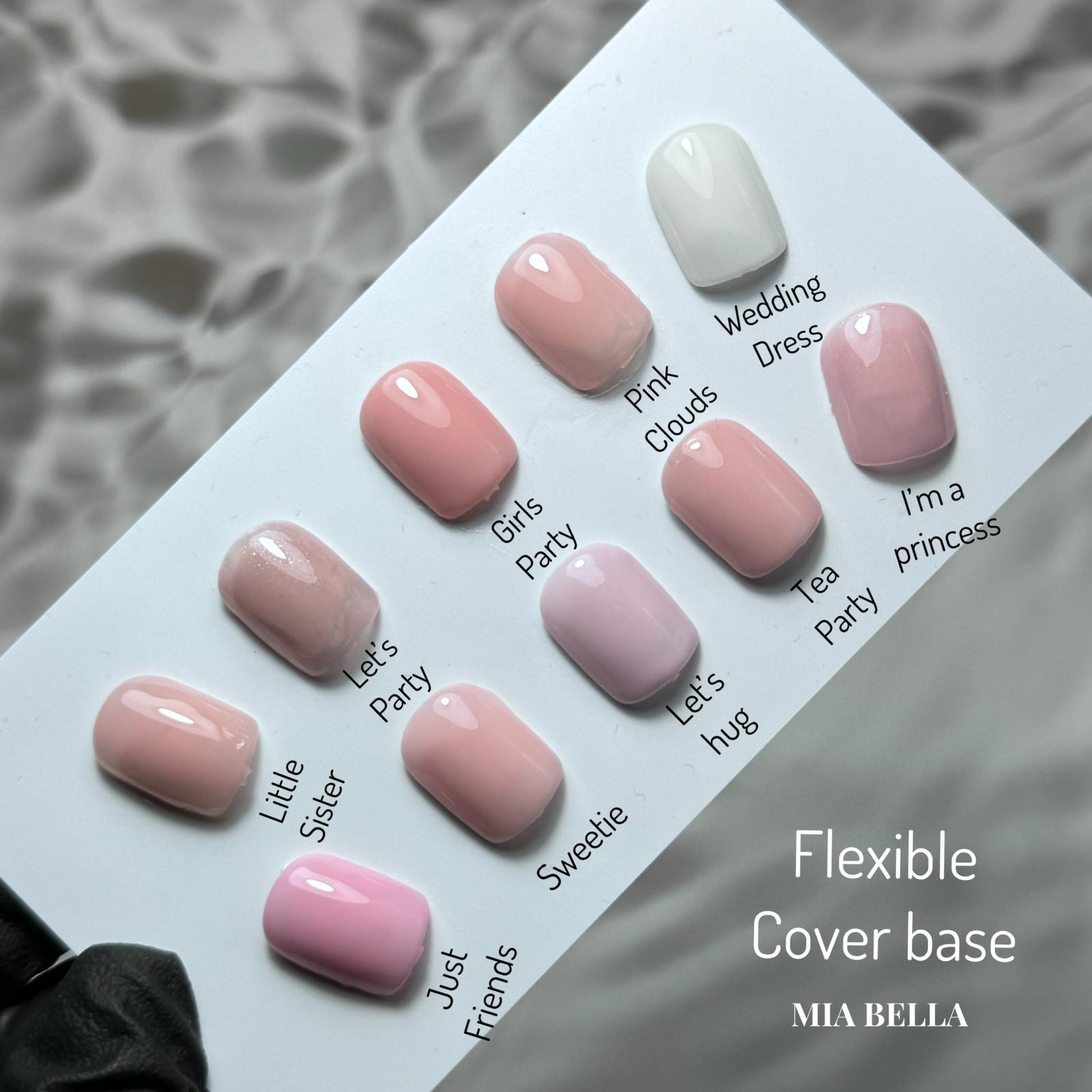 Flexible cover base  pink clouds