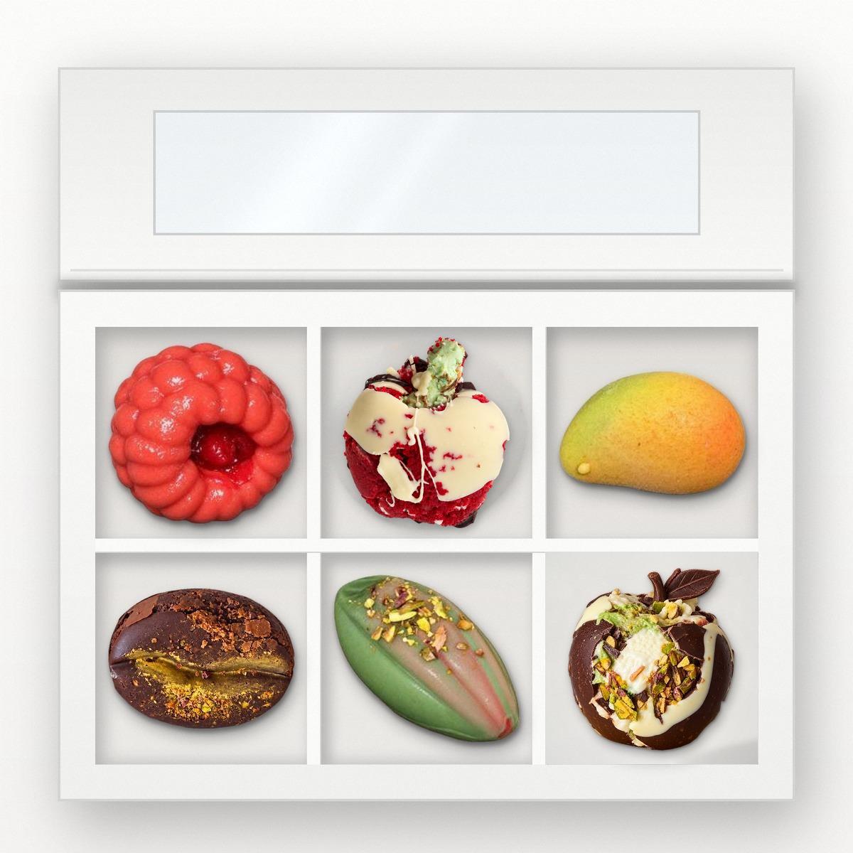 דואט הקינוחים S – 6 קינוחי פירות ושוקולד