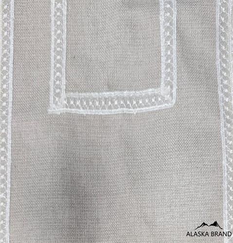 ראנר מהודר בתוספת תחרה דגם - רוזמרי בז'