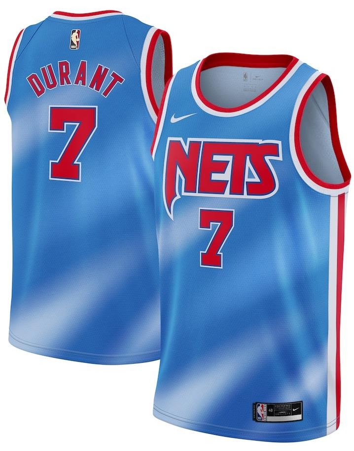 גופיית קווין דוראנט ברוקלין NBA כחולה