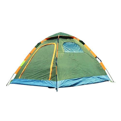 אוהל משפחתי ל-6 אנשים מנגנון פתיחה מהירה אוטומטי אוהל שתי שכבות, ציפוי כסף אנטי UV פנימי