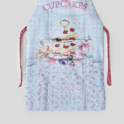 סינר סיליקון איכותי דגם - Cupcakes