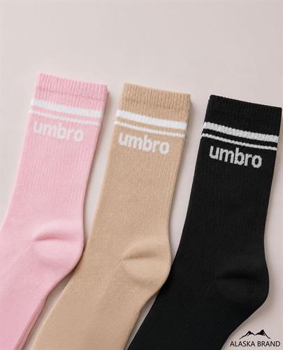 גרבי ספורט לנשים יומברו UMBRO | מארז 3 זוגות B - מיקס 3 צבעים גרבי ספורט לנשים יומברו UMBRO | מארז 3 זוגות B - מיקס 3 צבעים