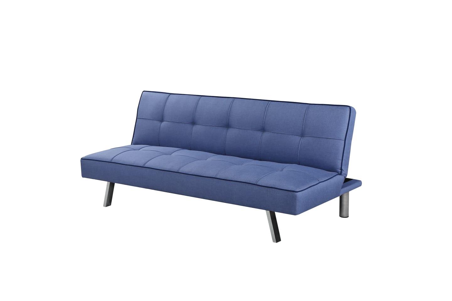 ספה תלת מושבית נפתחת למיטה תלת מושבית דגם מיאמי צבע כחול **חוזר למלאי 12/1**
