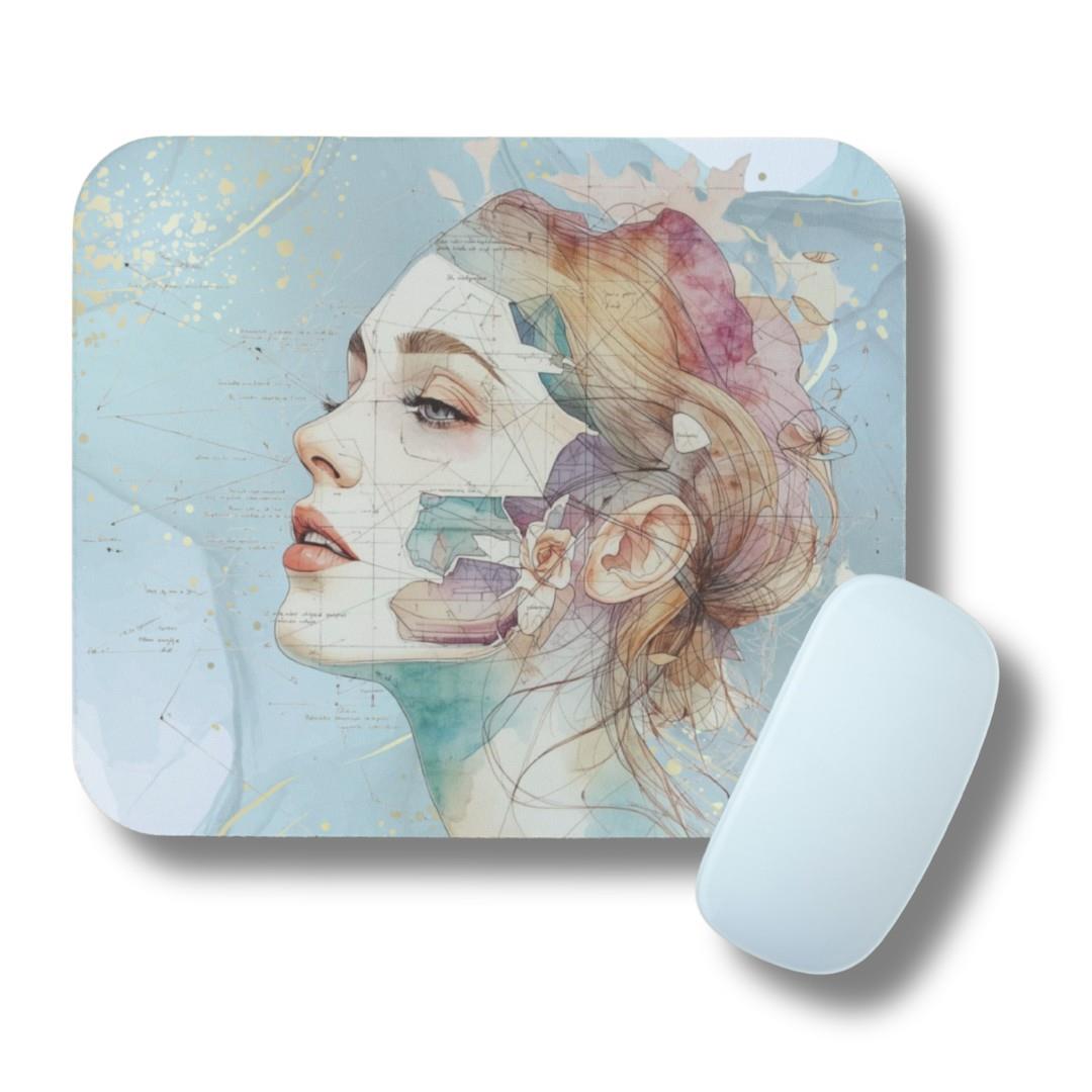 משטח לעכבר יוקרתי, מתנה לסוף שנה למורה, עיצוב שולחן עבודה לנשים, פד לעכבר מקולקציית Blueprint, מתנה לאישה. משטח לעכבר יוקרתי, מתנה לסוף שנה למורה, עיצוב שולחן עבודה לנשים, פד לעכבר מקולקציית Blueprint, מתנה לאישה.