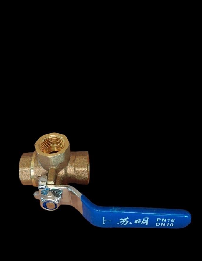 ברז 3 דרך 16 ממ Brass Three Way Ball Valve T Shaped Shut Off Switch for Water And Oil קמפינג לייף ברז 3 דרך 16 ממ Brass Three Way Ball Valve T Shaped Shut Off Switch for Water And Oil קמפינג לייף
