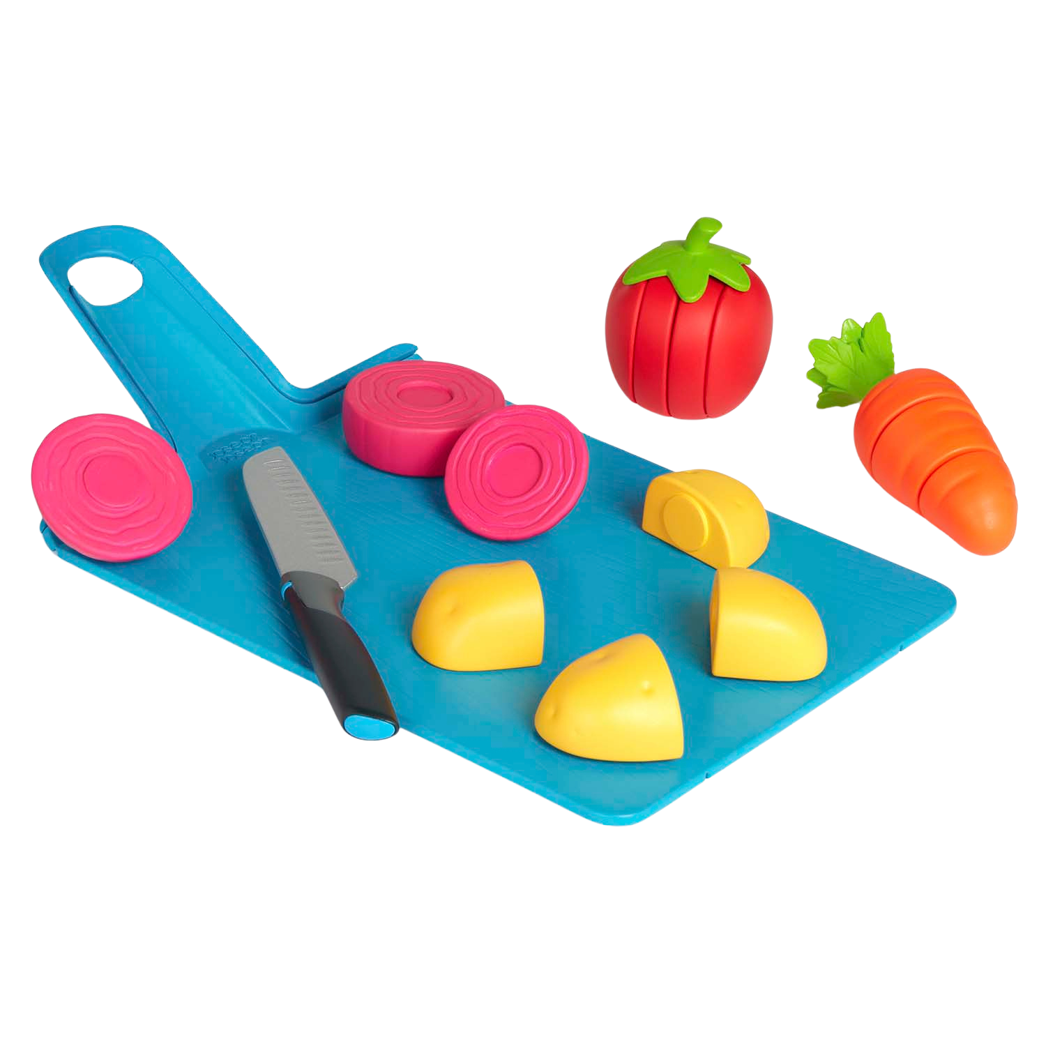 ערכת חיתוך Chop2Pot של Joseph Joseph | משחק דמיון ערכת חיתוך כולל ירקות לחיתוך פרוסות גילאי 2+