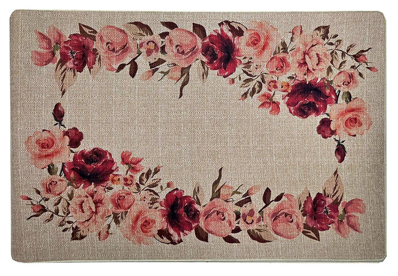 שטיח מטבח איכותי בתוספת גומי בתחתית דגם - 01 (מתנקה בקלות!)