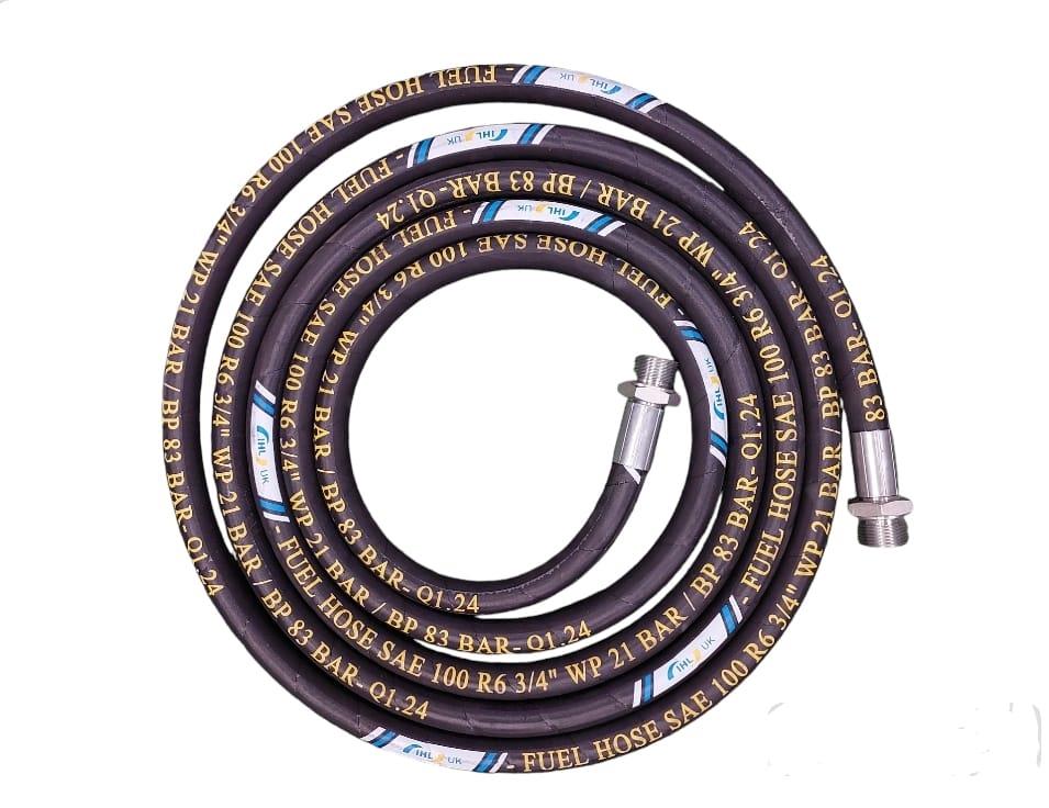 צינור דלק סולר נפט בנזין 6 מטר לתדלוק קצוות הברגה 1 צול BSP חיבור בלחיצה צינור עמיד בלחץ קמפינג לייף צינור דלק סולר נפט בנזין 6 מטר לתדלוק קצוות הברגה 1 צול BSP חיבור בלחיצה צינור עמיד בלחץ קמפינג לייף