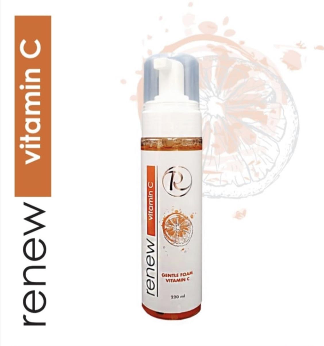 קצף ניקוי עדין  ויטמין C רניו