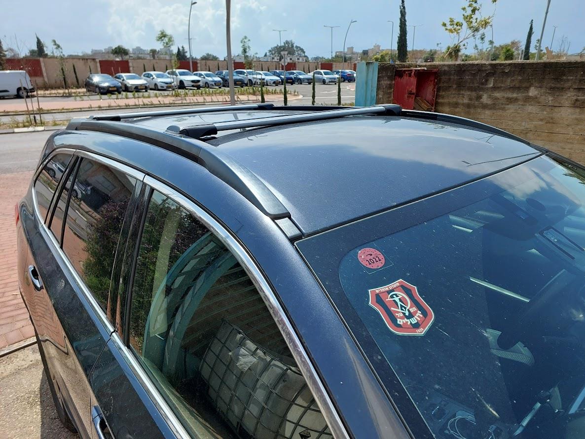 סובארו אאוטבק גגון פסי רוחב לרכב עם פסי אורך מקורי צמוד גג אלומינים אווירודינמי ושקט קמפינג לייף