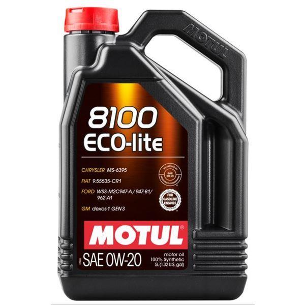 שמן מנוע 5 ליטר SAE 0W-20 8100 ECO-lite מבית MOTUL