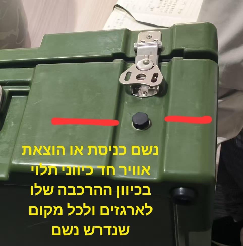 נשם אוטומטי חד כיווני להכנסת אוויר פנימה או החוצה בלבד תלוי בכיוון ההרכבה קמפינג לייף