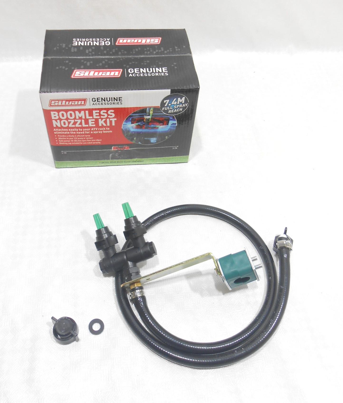 בום דיזות ריסוס כפולות ציוד ריסוס BOOMLESS NOZZLE KIT CAMPING LIFE להתקנה על מיכל ריסוס