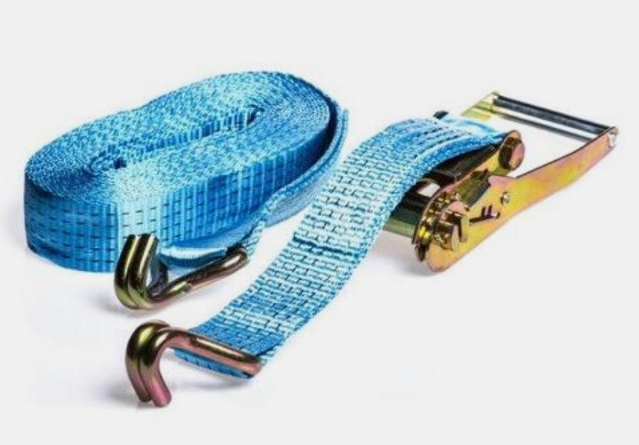 רצועה קשירה רצ'ט 6 מטר עד 3 טון  צבע כחול