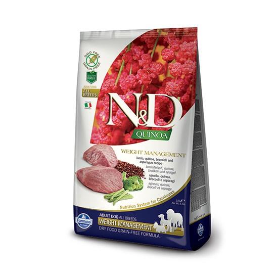 N&D כלב שמירת משקל קינואה כבש 7 קג Natural&Delicious